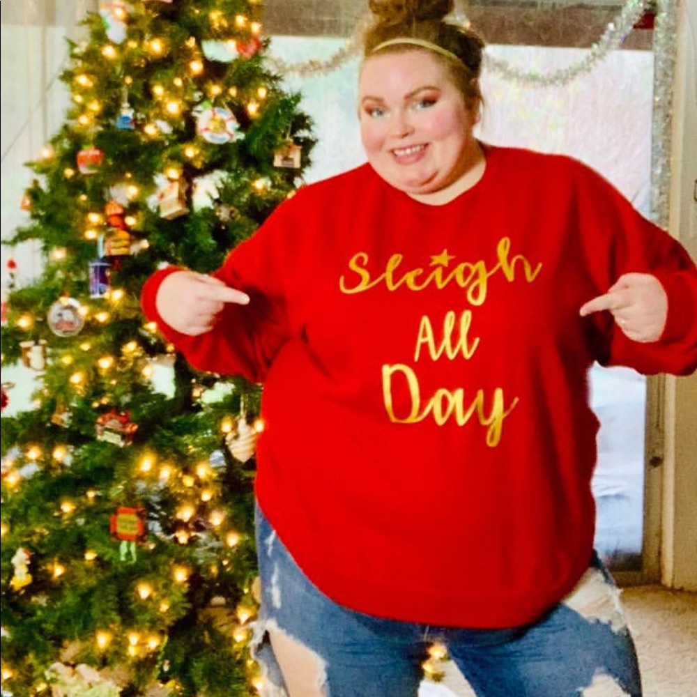 Sleigh all day sweater